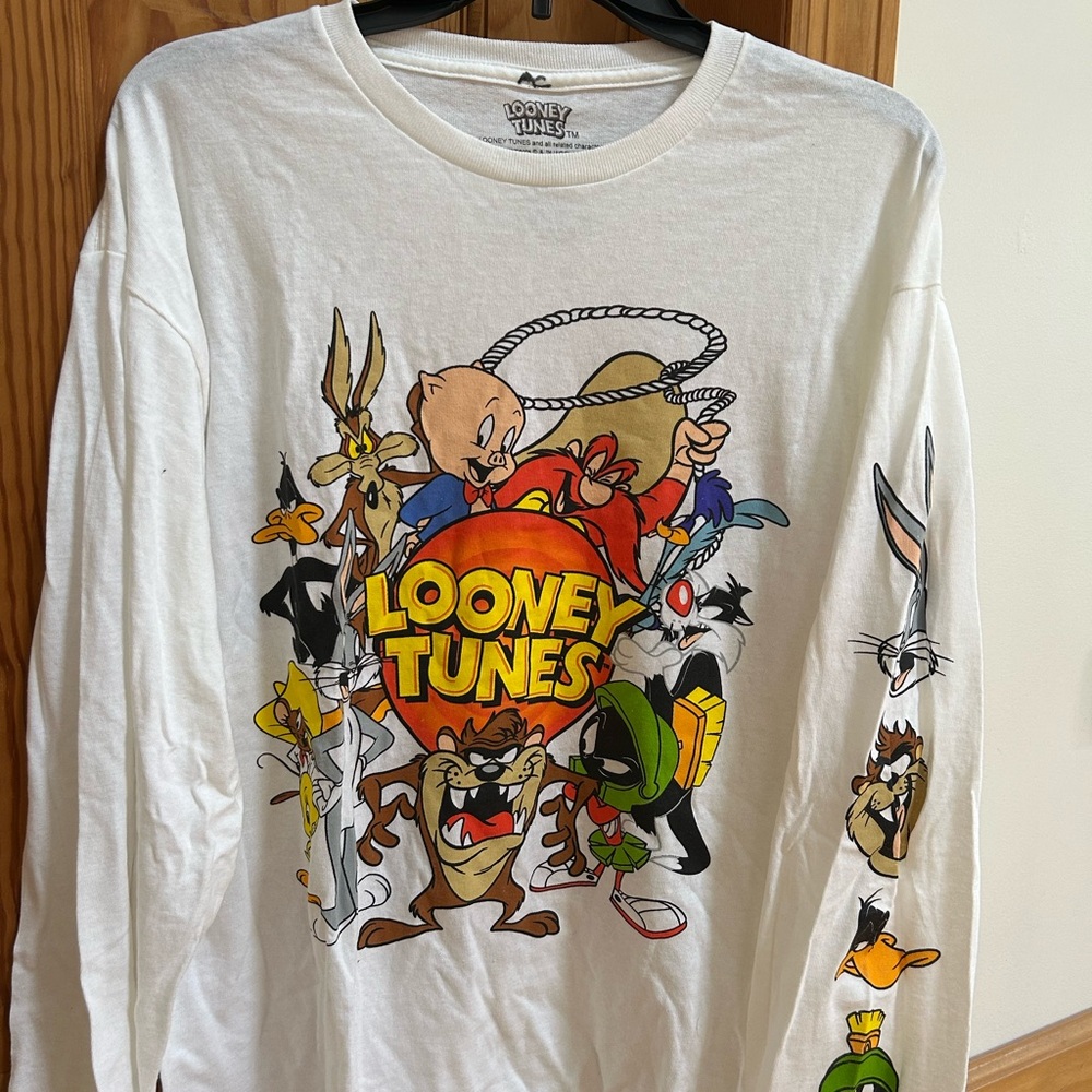 Warner Bros. Looney Tunes White Cotton Shirt
